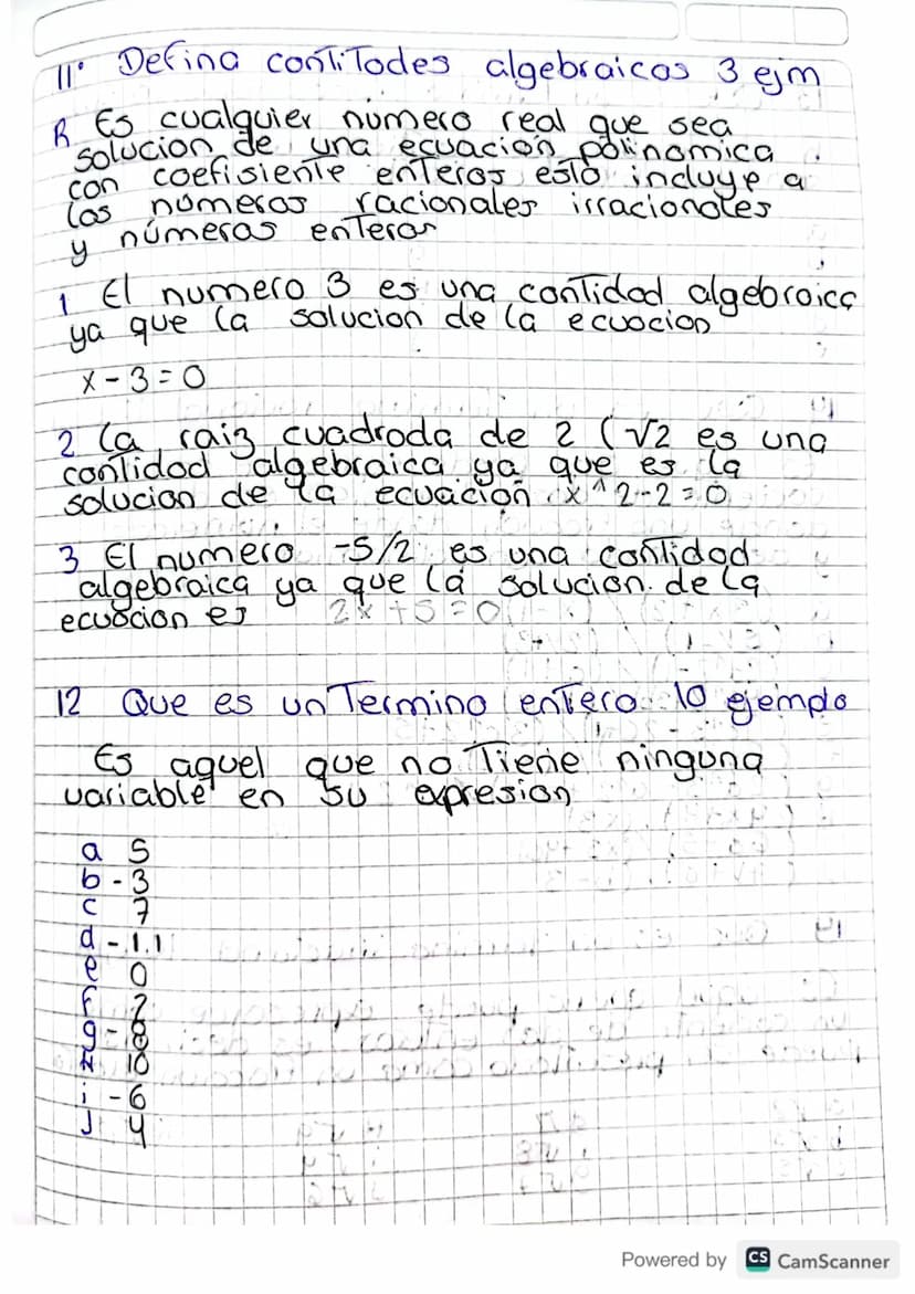 Taller #1
Introdución del po
Algebra
0
1 ¿ Que es el Algebra?
B: Parle de la matematicas que
estudia estructuras abstractos en los
mediontes