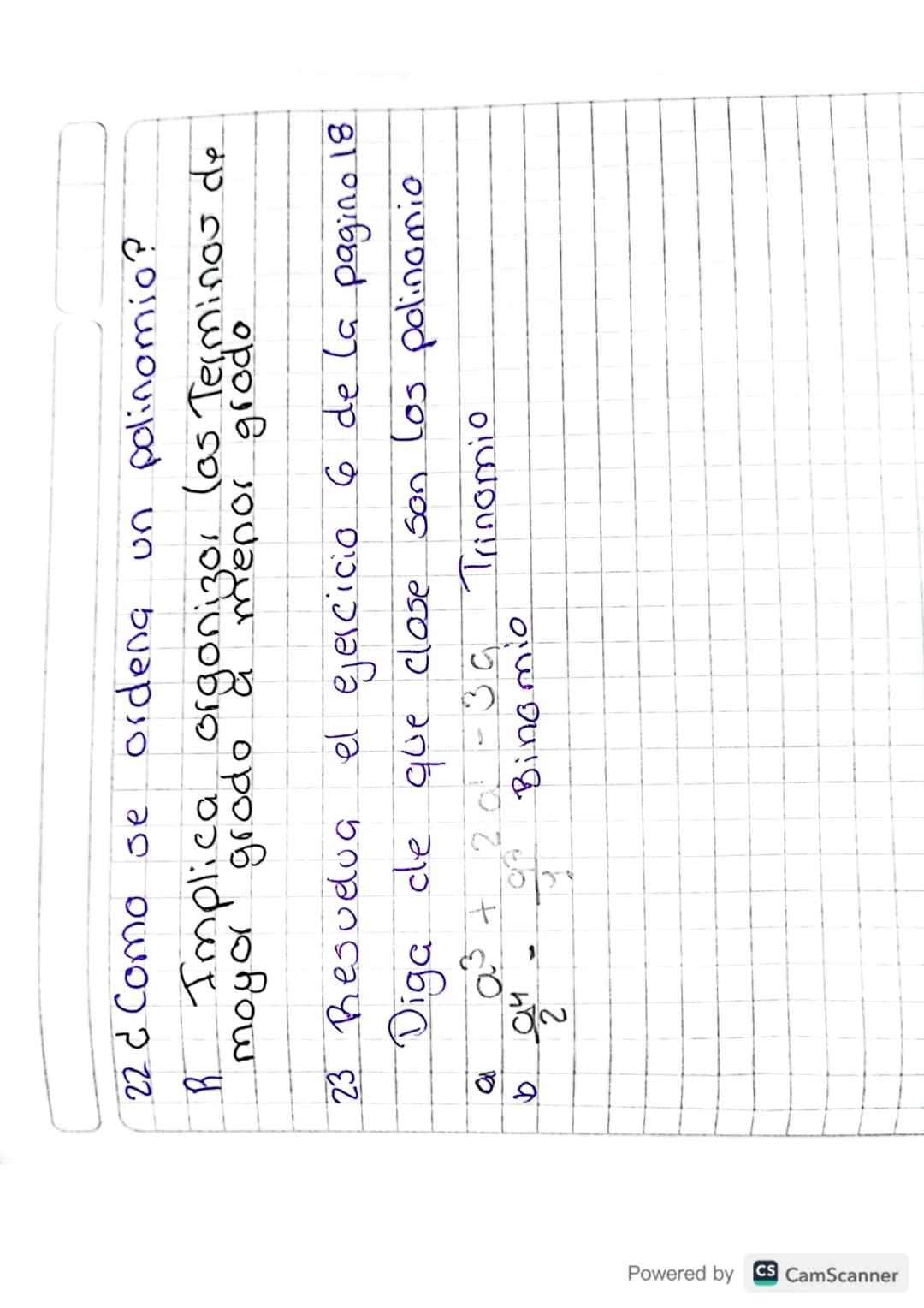 Taller #1
Introdución del po
Algebra
0
1 ¿ Que es el Algebra?
B: Parle de la matematicas que
estudia estructuras abstractos en los
mediontes