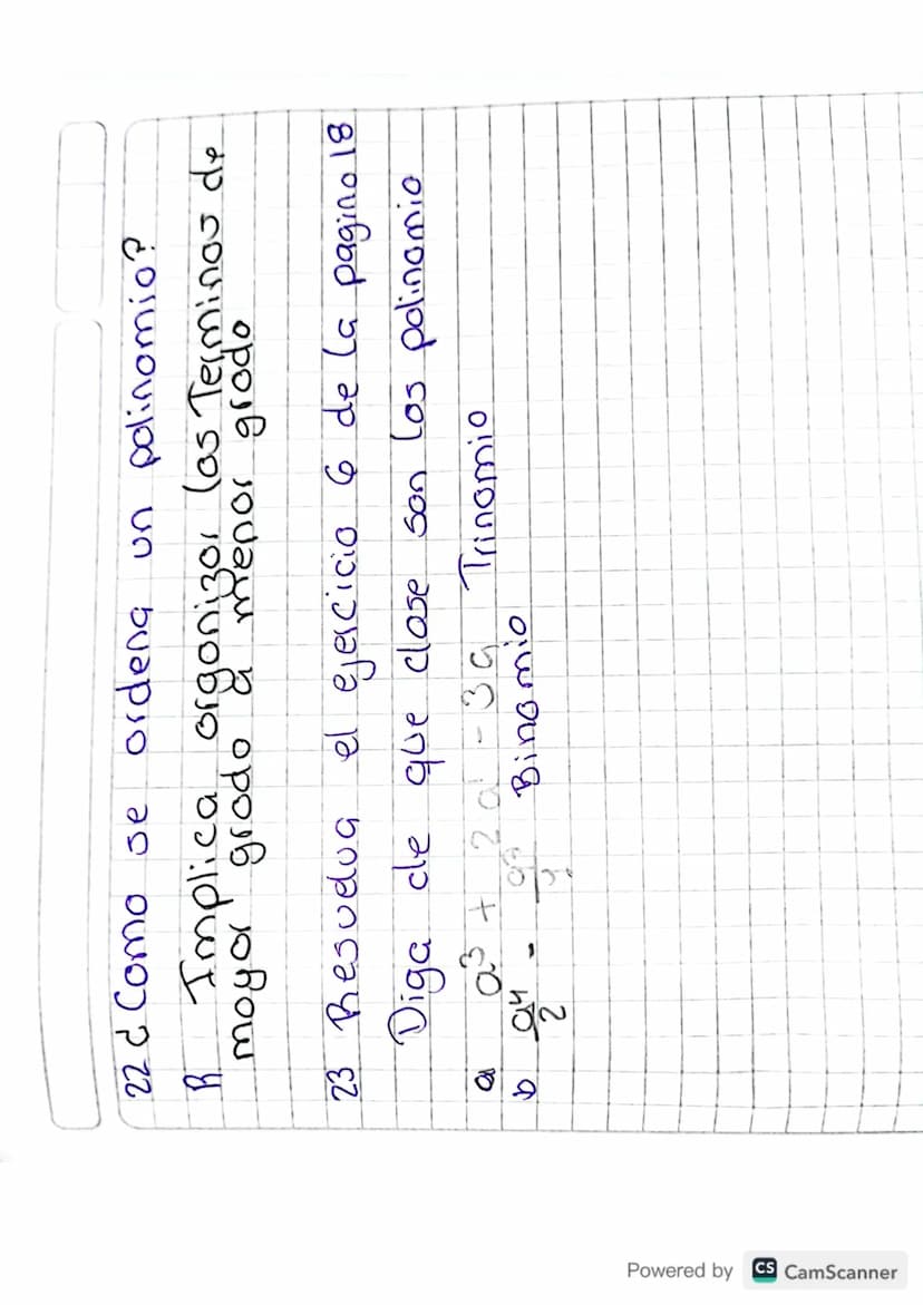 Taller #1
Introdución del po
Algebra
0
1 ¿ Que es el Algebra?
B: Parle de la matematicas que
estudia estructuras abstractos en los
mediontes