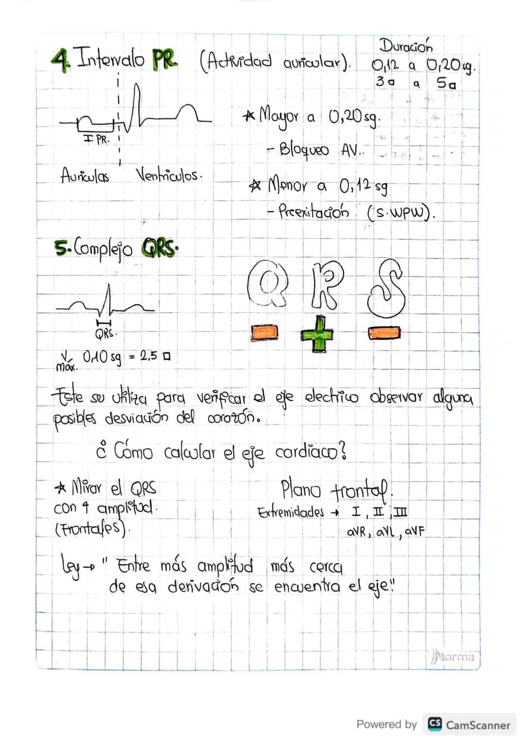 1. FC
• Paso a paso
• Como leer un electrocardiograma?
Contar de Ra R oantos cuadros hay.
20 pequeños la regla de 1500.
1500/20=751pm.
Valor