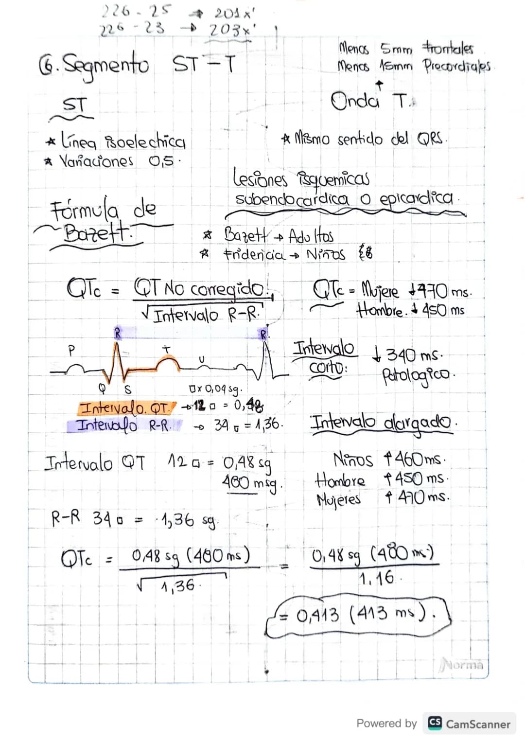 1. FC
• Paso a paso
• Como leer un electrocardiograma?
Contar de Ra R oantos cuadros hay.
20 pequeños la regla de 1500.
1500/20=751pm.
Valor