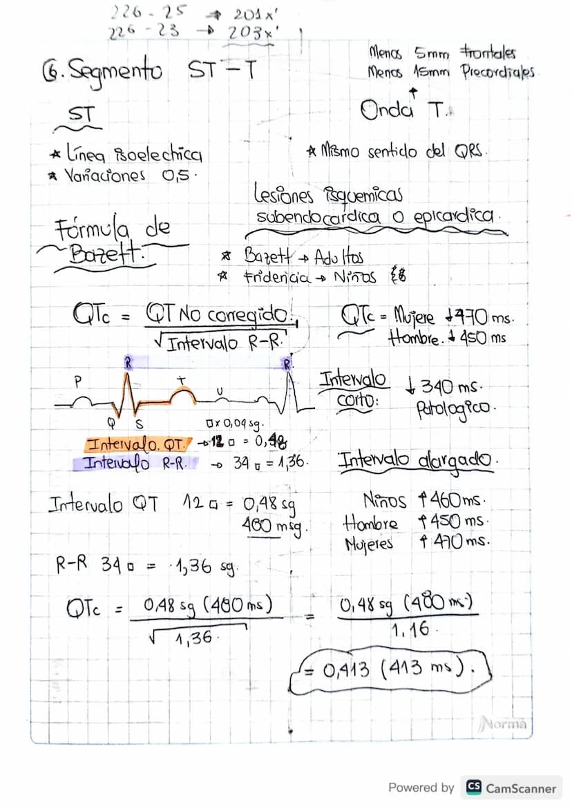 1. FC
• Paso a paso
• Como leer un electrocardiograma?
Contar de Ra R oantos cuadros hay.
20 pequeños la regla de 1500.
1500/20=751pm.
Valor