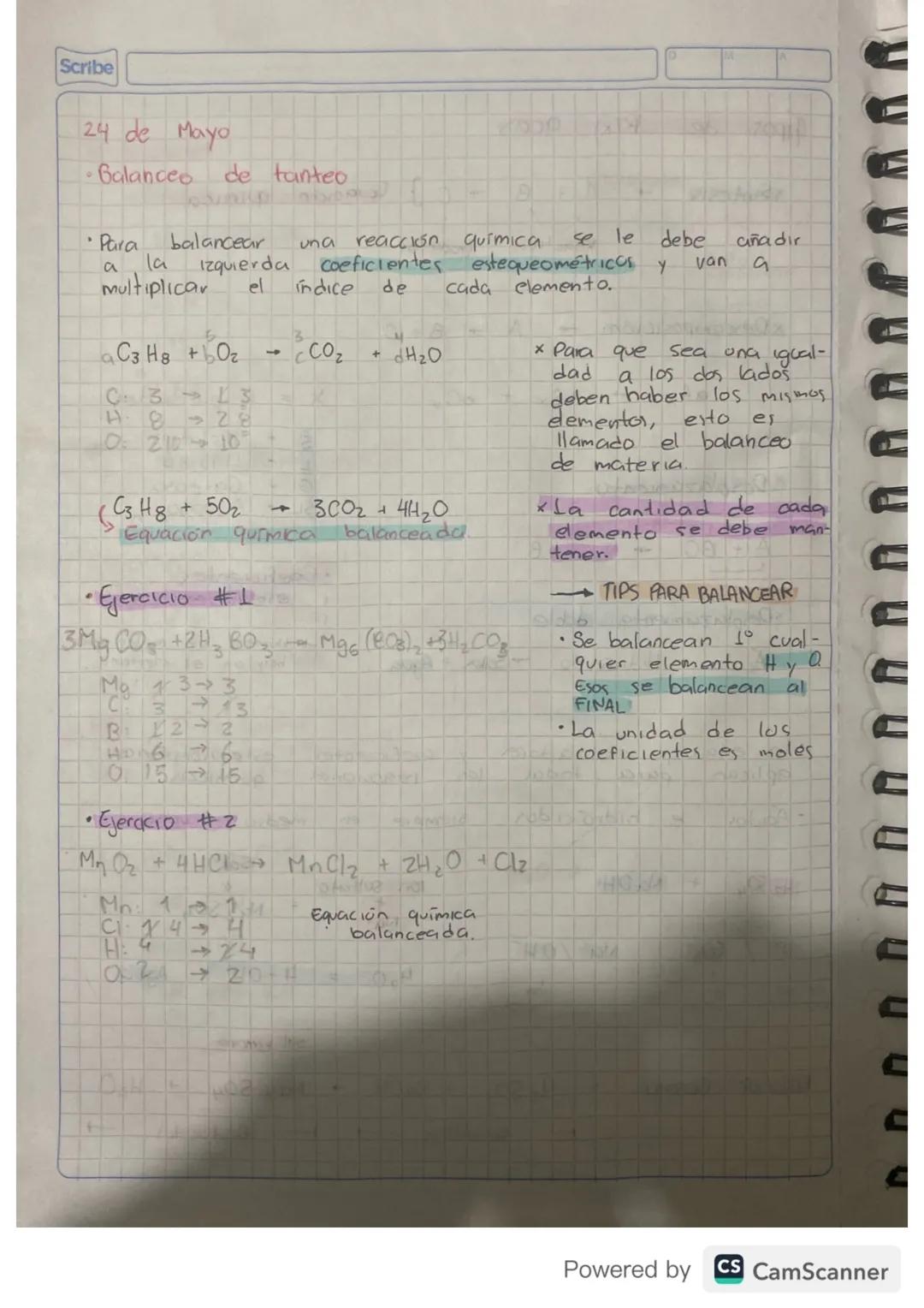 Scribe
•Existen 2 tipos:
Compuestos Inorganicos
-Binarios
(2 elem)
-Termarios (3 elem)
* Molecular
(Pagina de atras)
tor Hidróxidos (M(OH))

