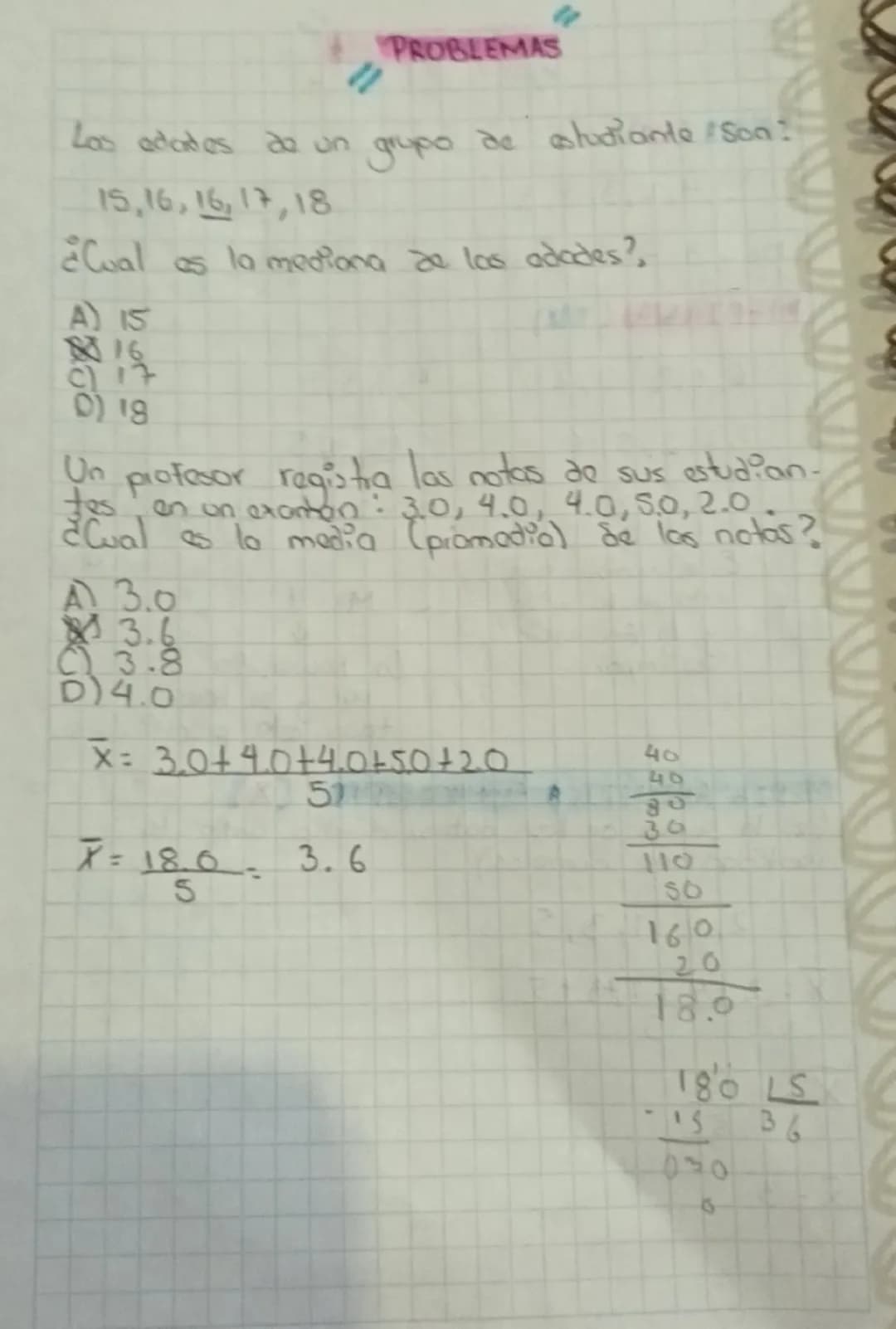 ESTADISTICA
MODA (Mo)
3,4,2,3,1,3
Mo= 3 →Es el que más se repite
MEDIANA (Me)
6,1,3,5,2
1,2,3,5,6
Me: 3
4,1,3,5
1,3,4,5
Me= 3+4   =  7 →Me=3