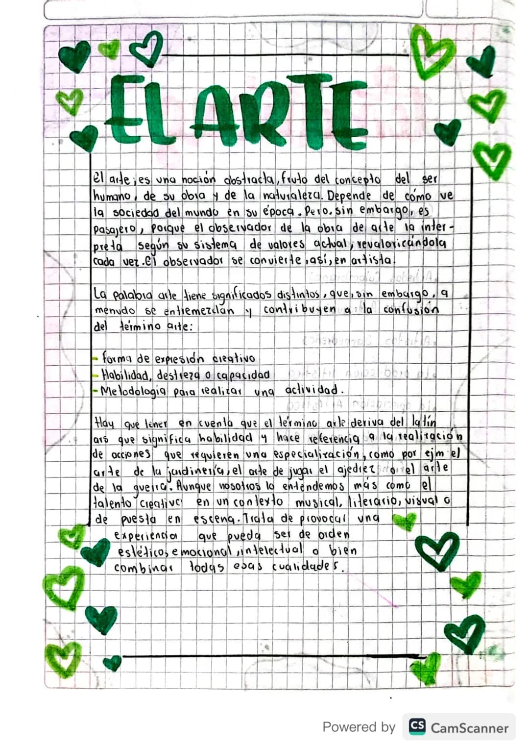 ง
ELARTE
♡
el arte, es una noción abstracta, fruto del concepto del ser
humano, de su obra y de la naturaleza. Depende de como ve
la socieda