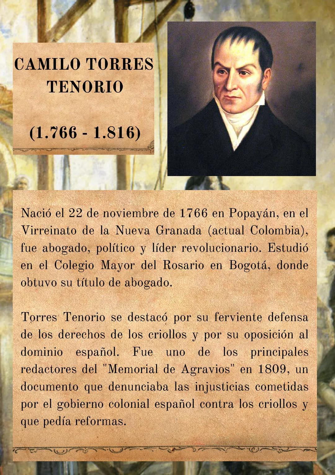 Camilo Torres Tenorio: Vida y Legado en la Independencia de Colombia
