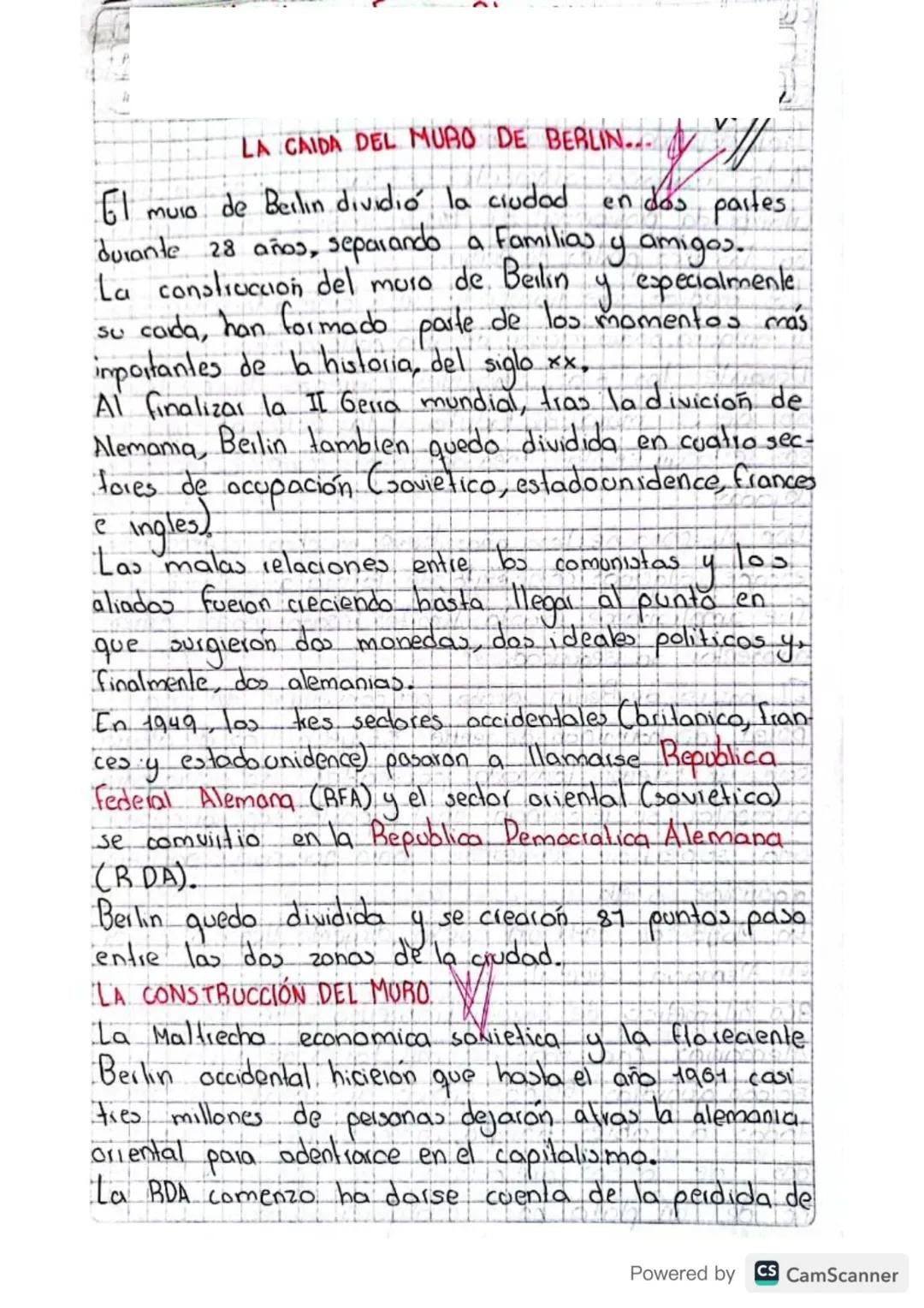 LA CAIDA DEL MURO DE BERLIN...
mulo de Berlin dividió la ciudad
en dos partes.
durante 28 años, separando a Familias y amigos..
La construcc