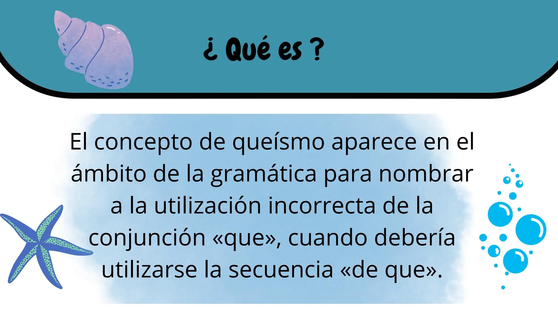 casos
gramaticales & QUEÍSMO
Y
DEQUEÍSMO
1101 QUEÍSMO
thee ¿ Qué es?
El concepto de queísmo aparece en el
ámbito de la gramática para nombra