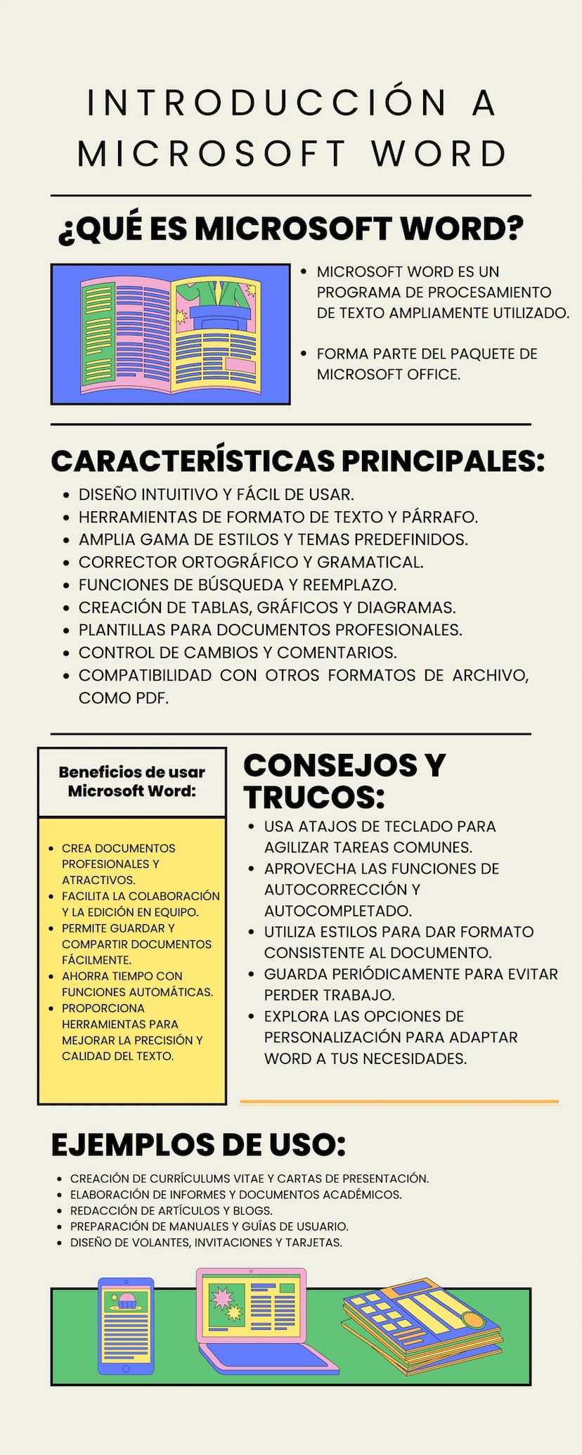 INTRODUCCIÓN A
MICROSOFT WORD
¿QUÉ ES MICROSOFT WORD?
• MICROSOFT WORD ES UN
PROGRAMA DE PROCESAMIENTO
DE TEXTO AMPLIAMENTE UTILIZADO.
• FOR