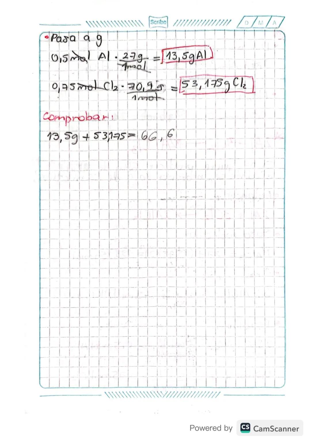 100423
Scribe
Estequiometria
Pan + Jamon Sandwich
6 sandwich 12 Pan
6 Jamon
12 Sandwich & 24 Pan,
• Concepto mol
× 12 Jamon
12
#1 mol = 6,02