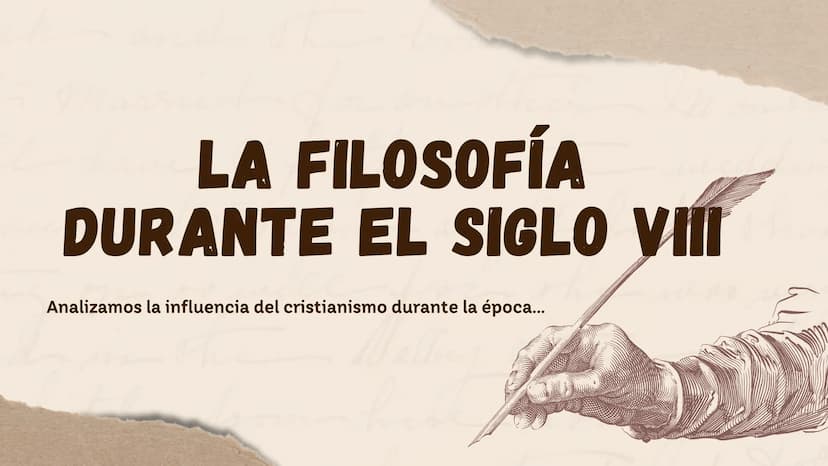 LA FILOSOFÍA
DURANTE EL SIGLO VIII
Analizamos la influencia del cristianismo durante la época... INDICE
01 La Patrística
02 ¿Quiénes fueron 