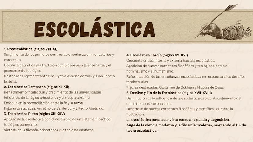 LA FILOSOFÍA
DURANTE EL SIGLO VIII
Analizamos la influencia del cristianismo durante la época... INDICE
01 La Patrística
02 ¿Quiénes fueron 