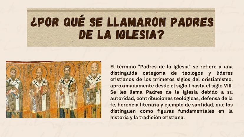 LA FILOSOFÍA
DURANTE EL SIGLO VIII
Analizamos la influencia del cristianismo durante la época... INDICE
01 La Patrística
02 ¿Quiénes fueron 
