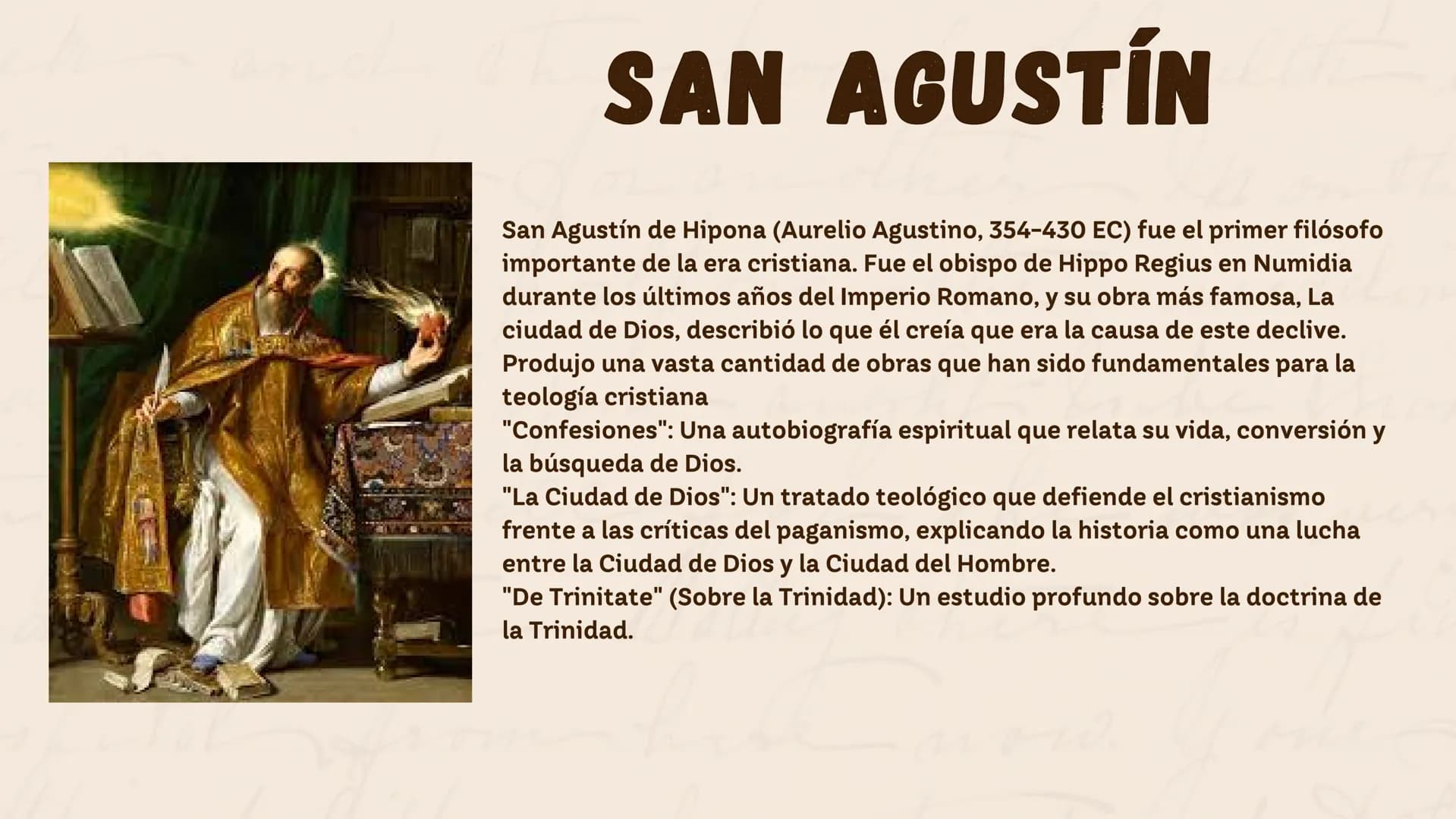 LA FILOSOFÍA
DURANTE EL SIGLO VIII
Analizamos la influencia del cristianismo durante la época... INDICE
01 La Patrística
02 ¿Quiénes fueron 