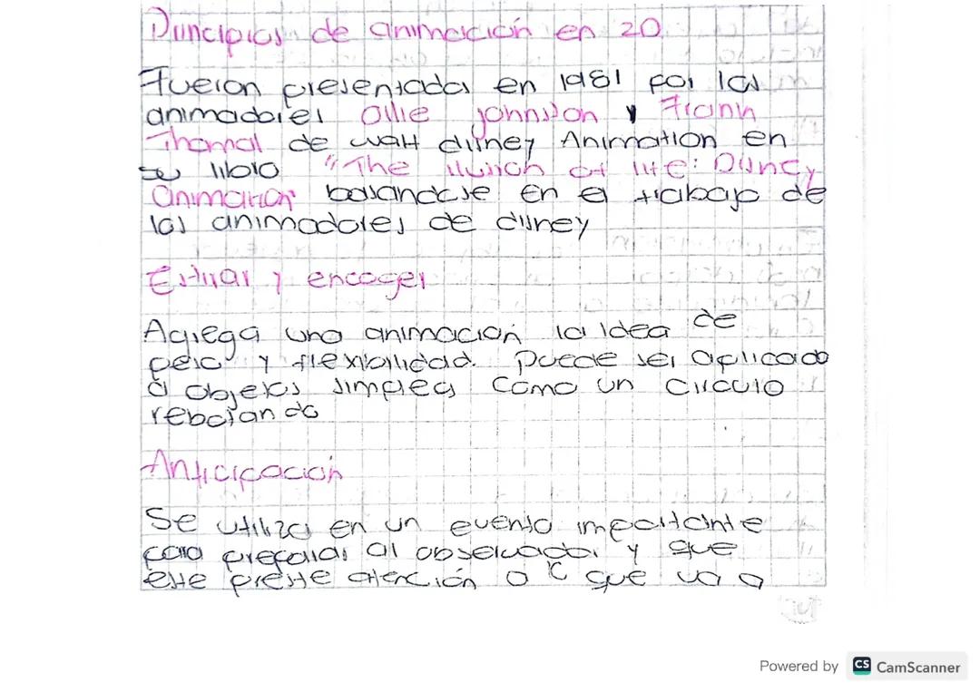 PRINCIPIOS DE ANIMACION EN 2D