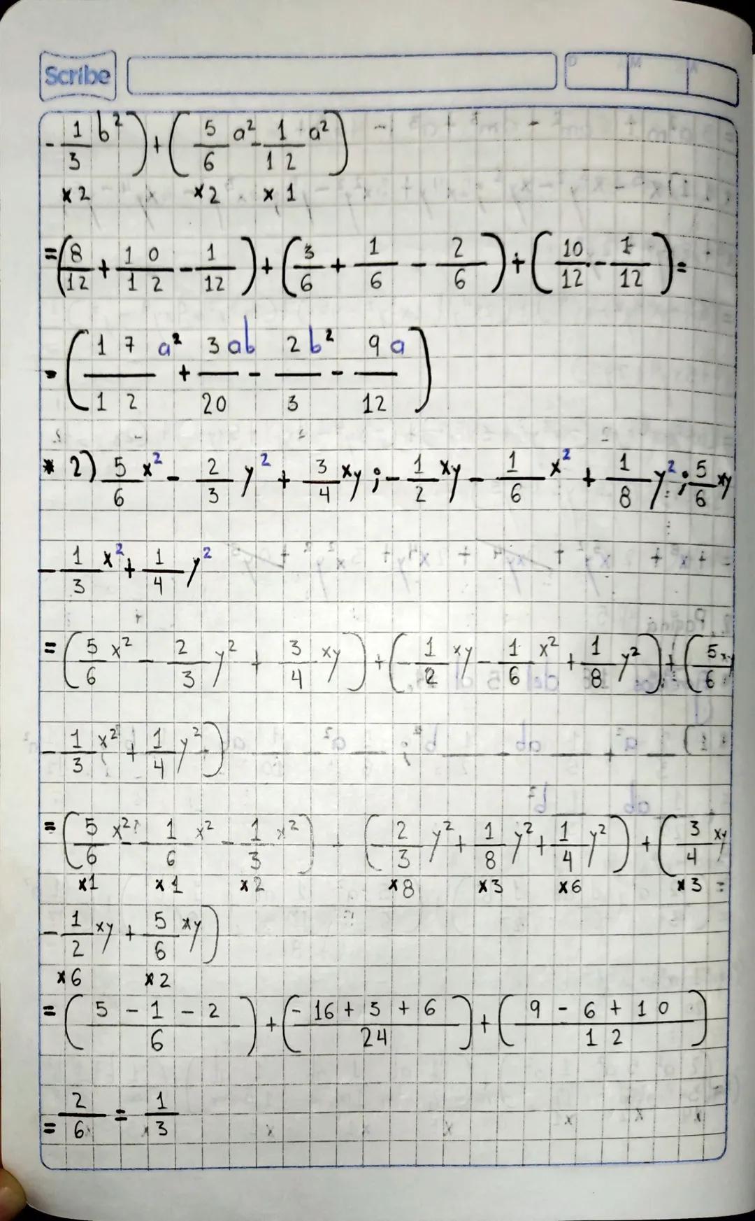 M
Scribe
| Polinomio | N° Variables | Clase | Coeficiente | Grado | Variables |
|---|---|---|---|---|---|
| x+18 | 1 | Binomio | 18 | 0 | - 