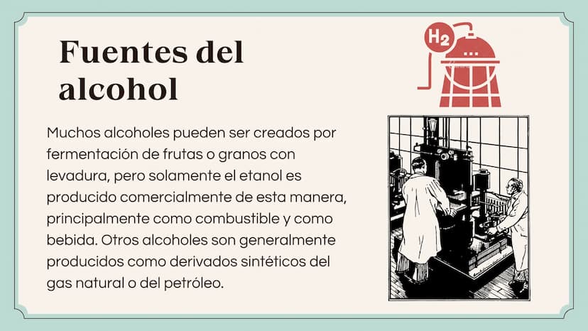 Y Y Y p q q q rq q pq q
Indice
-Que es un alcohol
-Estructura química
-Nomenclatura
-Tipos
-Estructura física y química
-Aplicaciones
-Ejerc