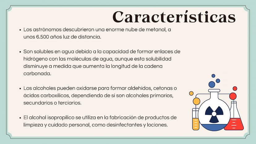 Y Y Y p q q q rq q pq q
Indice
-Que es un alcohol
-Estructura química
-Nomenclatura
-Tipos
-Estructura física y química
-Aplicaciones
-Ejerc