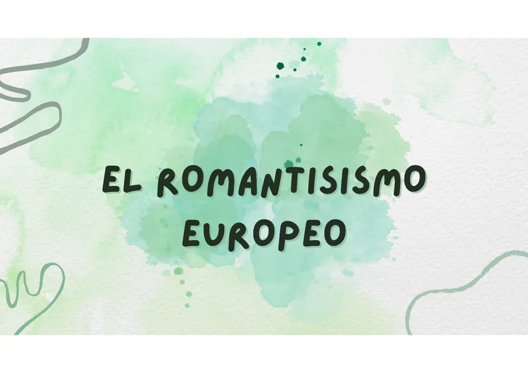 El romanticismo 