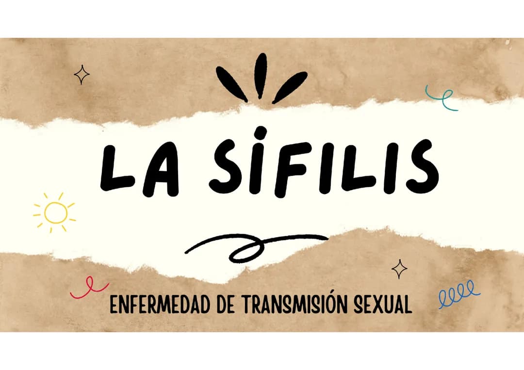 Exposición sobre la sífilis