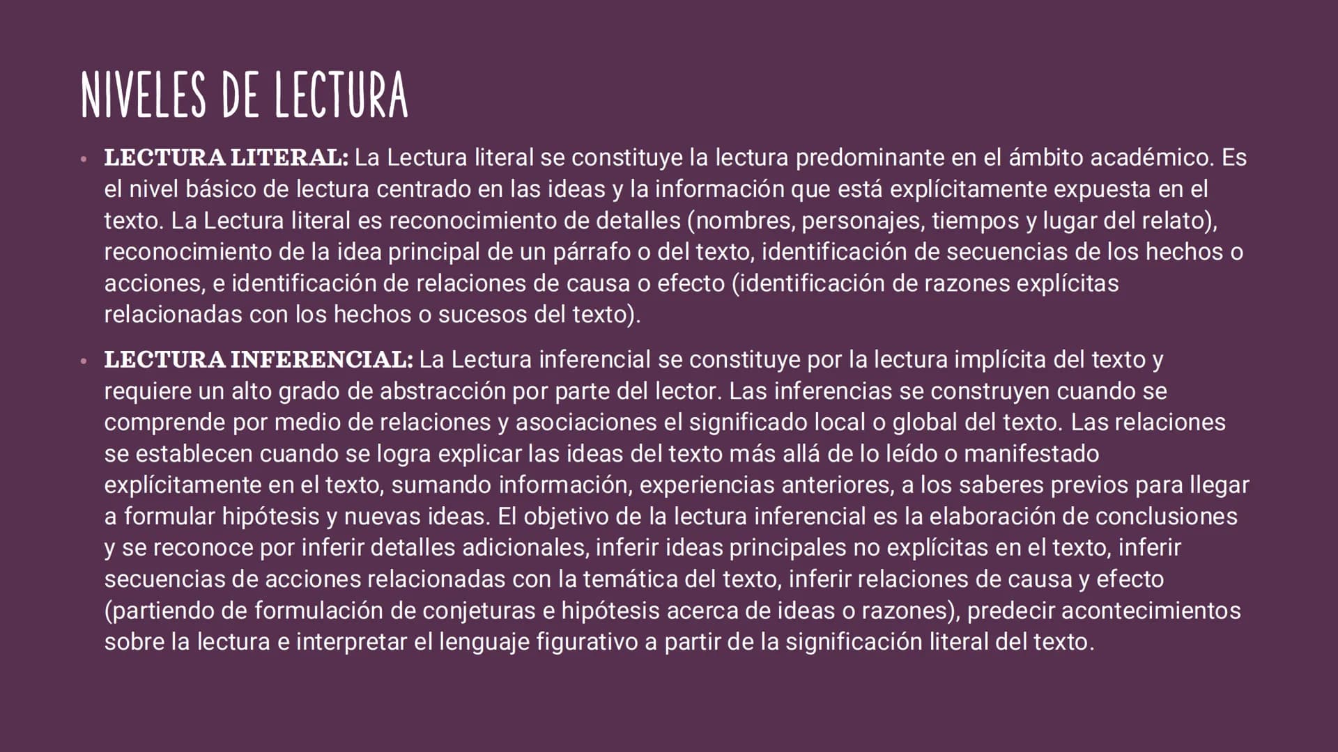 LECTURA CRITICA
TEMAS: Textos continuos y
discontinuos. Niveles de
lectura: Lectura literal,
inferencial y crítica. TEXTOS CONTINUOS:
66
ララ

