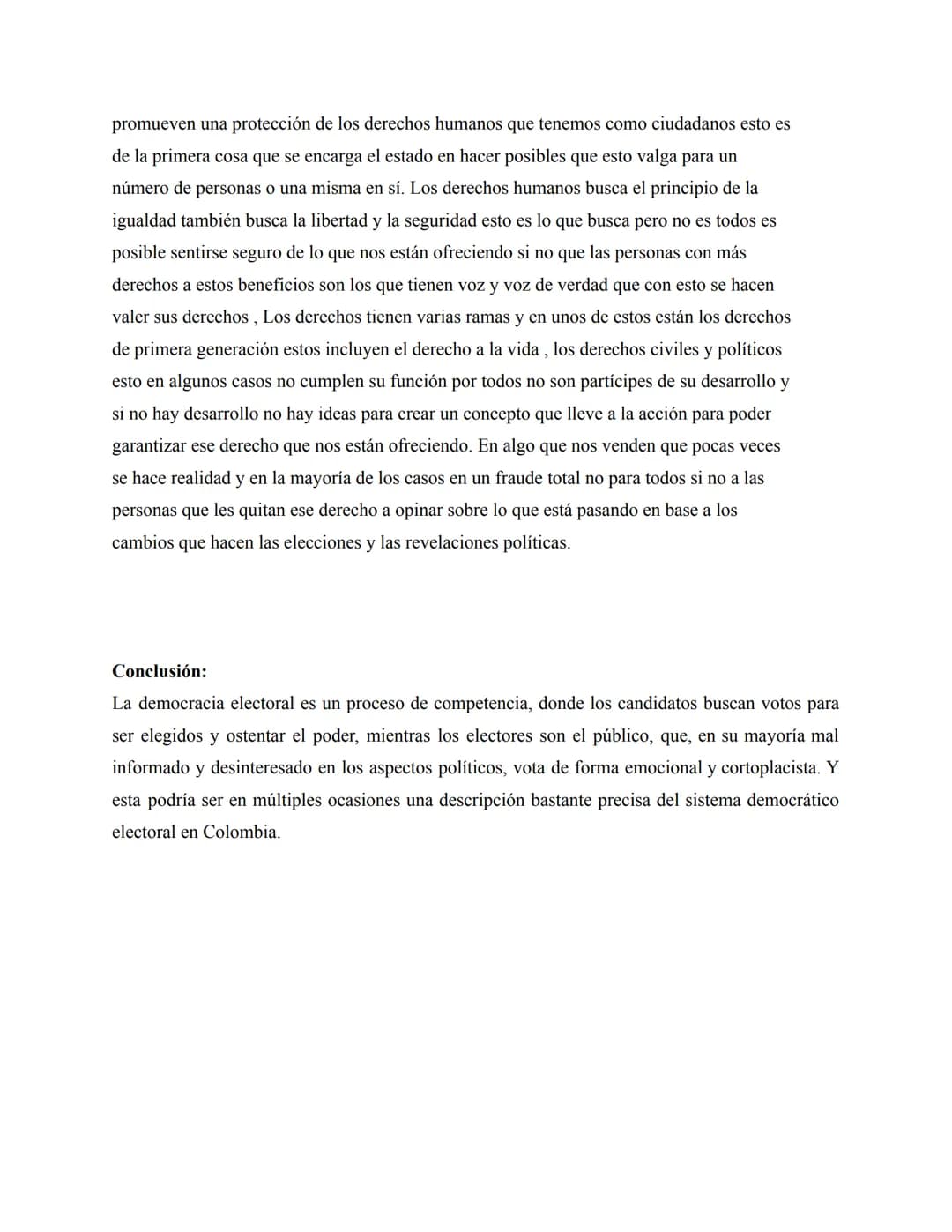 Elecciones, representación, democracias y violencia en Colombia
11°2
INTRODUCIÓN:
El presente escrito evidencia el funcionamiento de la demo