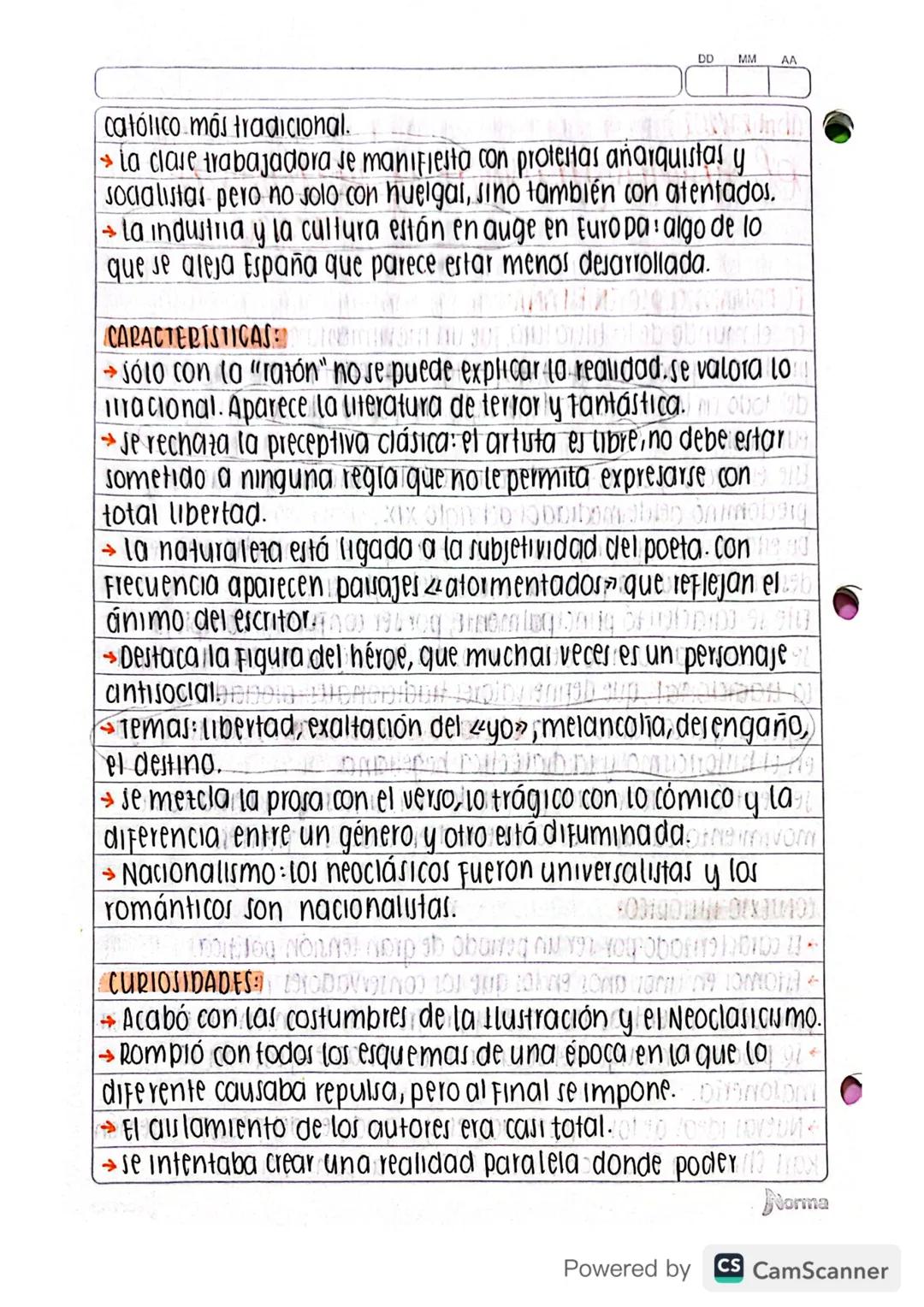 Abril 21/2020
DD
MM
AA
y
el romanticismo y realismo
EL ROMANTICISMO EN ESPAÑA:
ESPAÑOL
En el mundo de la literatura, fue un movimiento cultu