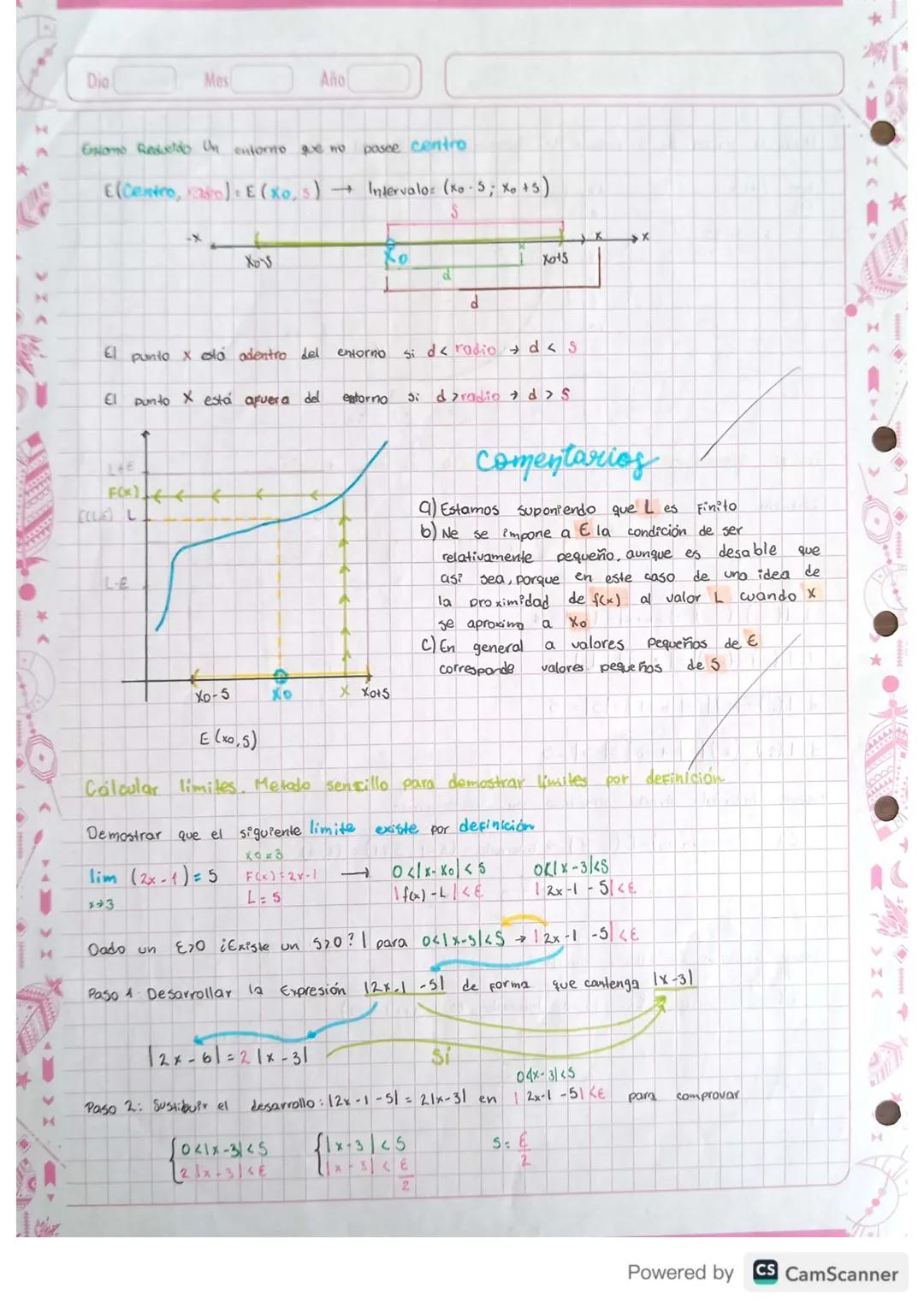 Ha's Jage Vilarven
Dia Mes Año
Limite de una sucesión. Sucesiones Donvergentes.
{a(n)}
a a as an an
O'remos que {ain) kene limite 'L' Si:
$
