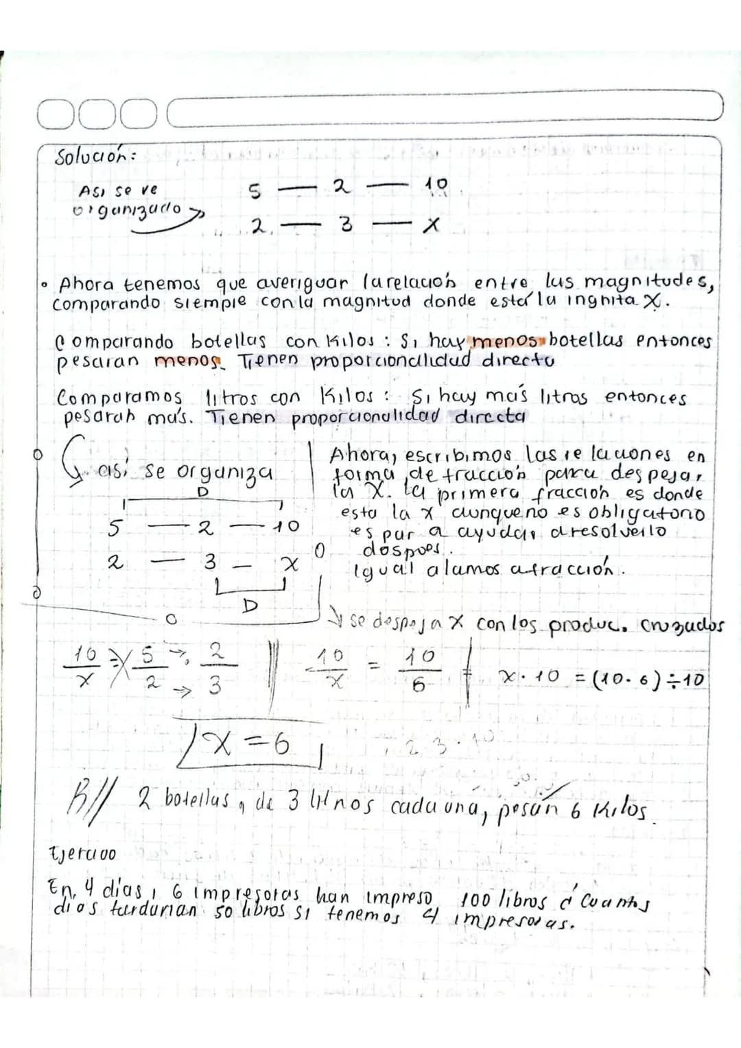 оос
4
Razonamiento y representación mutemática.
&
Regla de tres
¿Que es la regla de tres Simple?
la regla de tres o regla de tres Simple es 