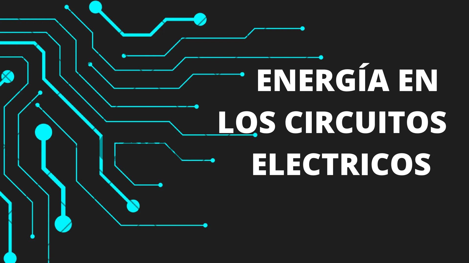 ENERGÍA EN
LOS CIRCUITOS
ELECTRICOS Canna
¿Qué son?
Es el conjunto de elementos
eléctricos conectados entre sí
que periten generar,
transpor