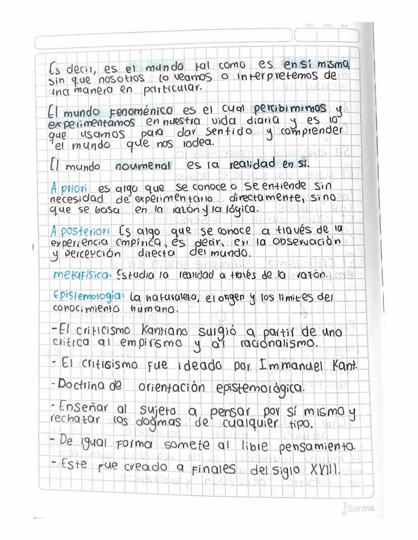 al criticismo de
immanuel
Kant
Filosofía moderna
Racionaismo ->conocimiento ratón
Empirismo conocimiento - experienca
Kant: El ser humano co