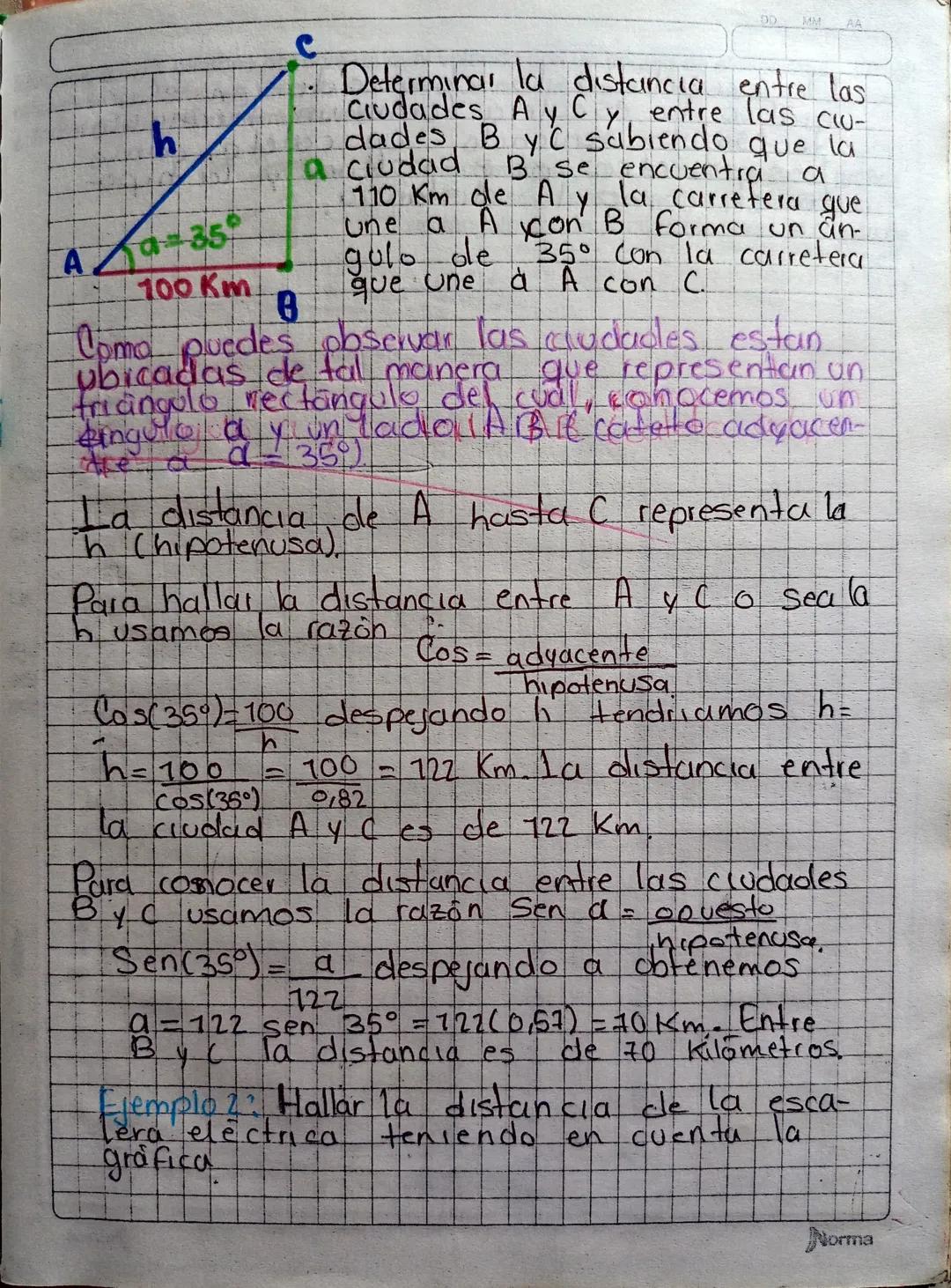# APLICACIONES DE IAS
# RAZONES TRIGONOMETRICAS
Resolución de triangulos rectangulbs: Para solucionar
un triangulo rectángulo se utilizan la