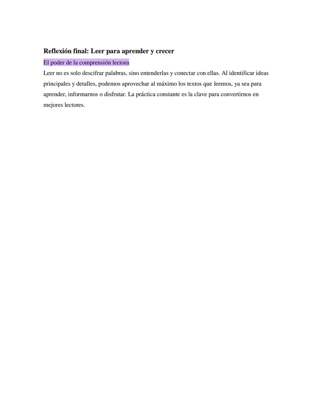 Comprensión Lectora: Identificar Ideas Principales y Detalles en Textos
Narrativos e Informativos
1. Introducción: Leer para entender
El art