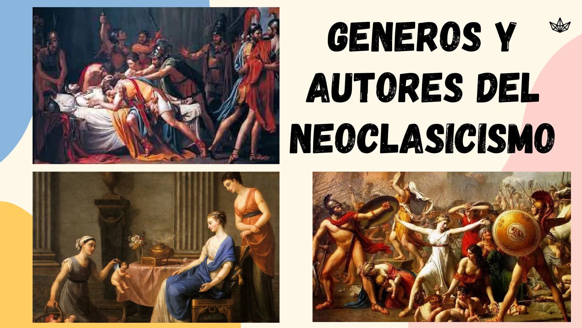 LITERATURA DEL
NEOCLACICISMO ¿QUE ES?
Fue un movimiento artístico y literario, que renovó los
valores estéticos y filosóficos de la Antigüed