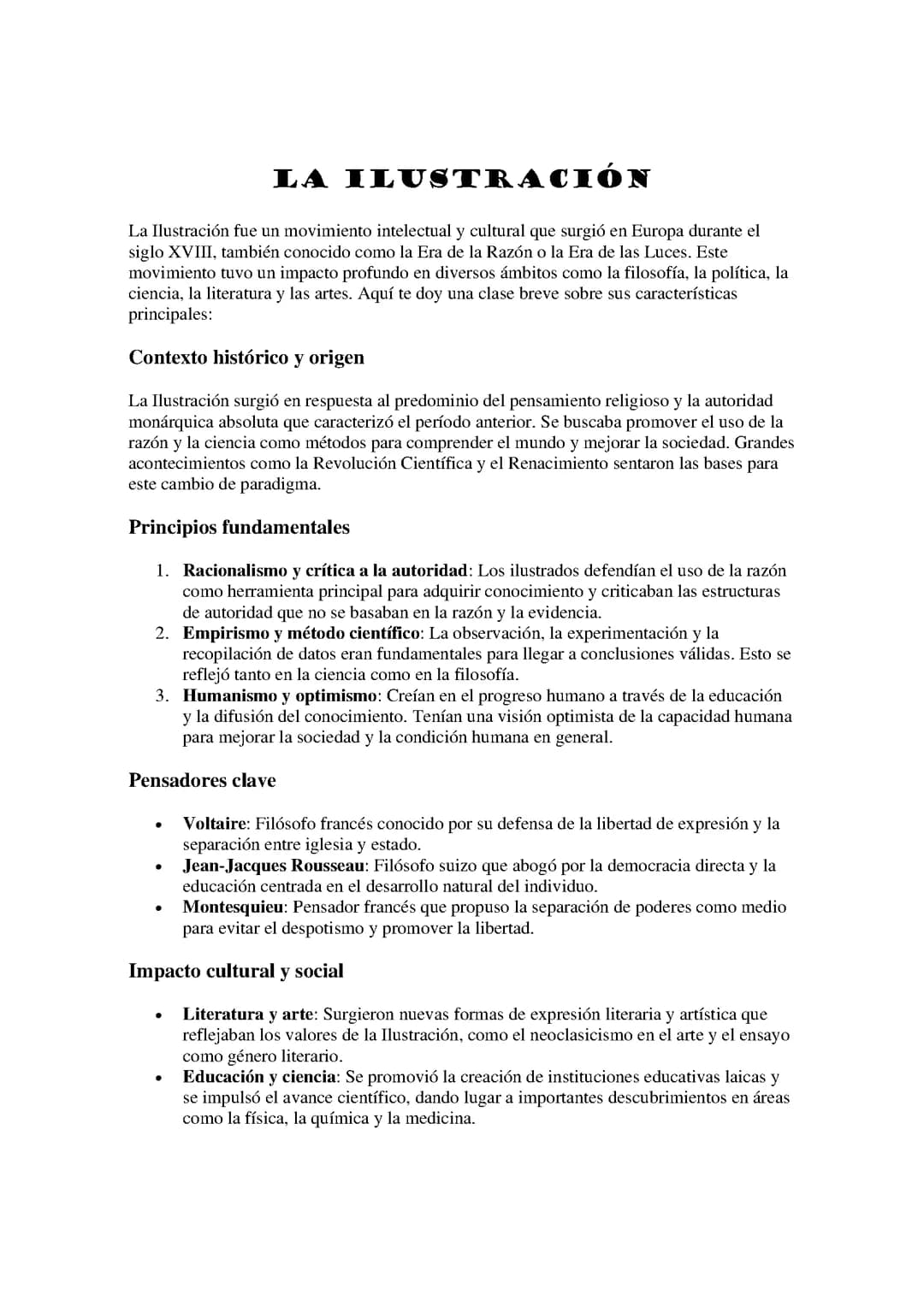 la ilustración