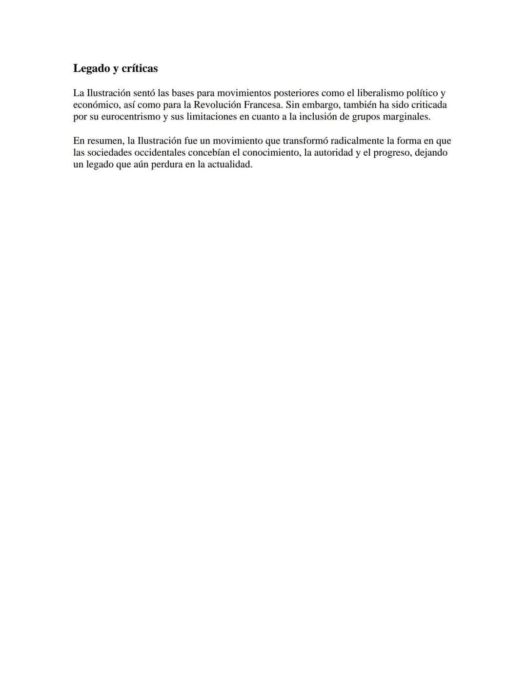 LA ILUSTRACIÓN
La Ilustración fue un movimiento intelectual y cultural que surgió en Europa durante el
siglo XVIII, también conocido como la