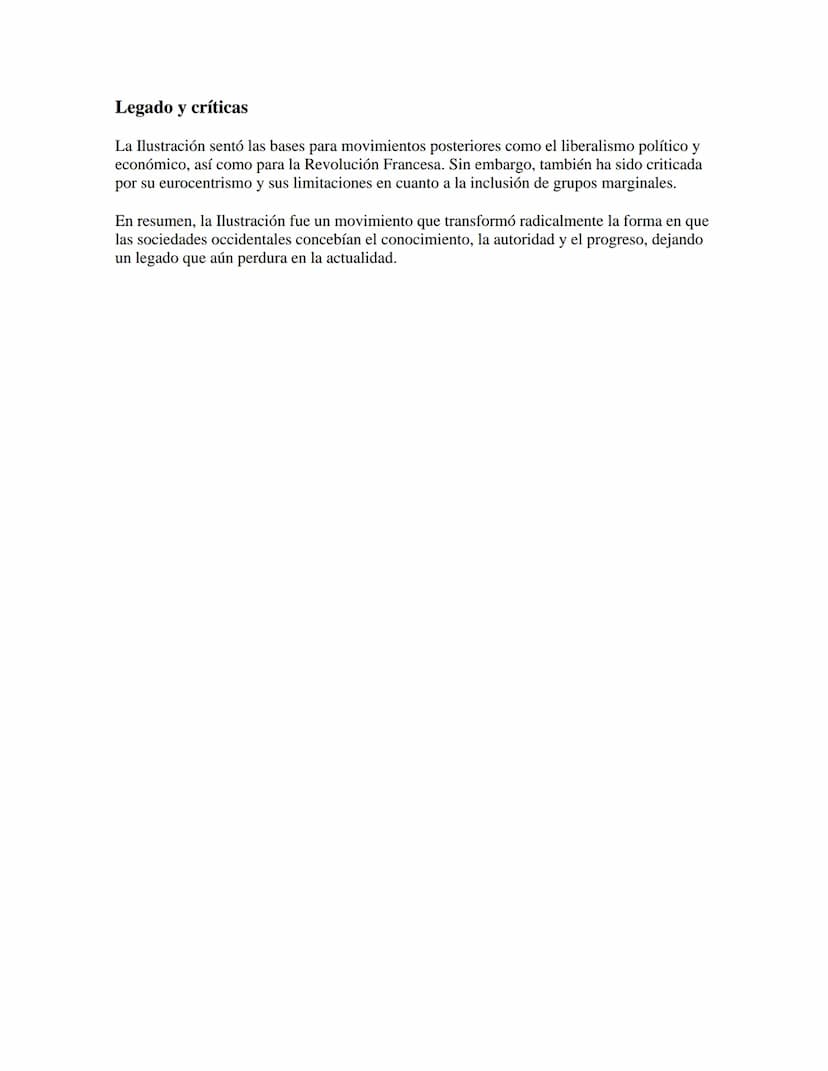 LA ILUSTRACIÓN
La Ilustración fue un movimiento intelectual y cultural que surgió en Europa durante el
siglo XVIII, también conocido como la