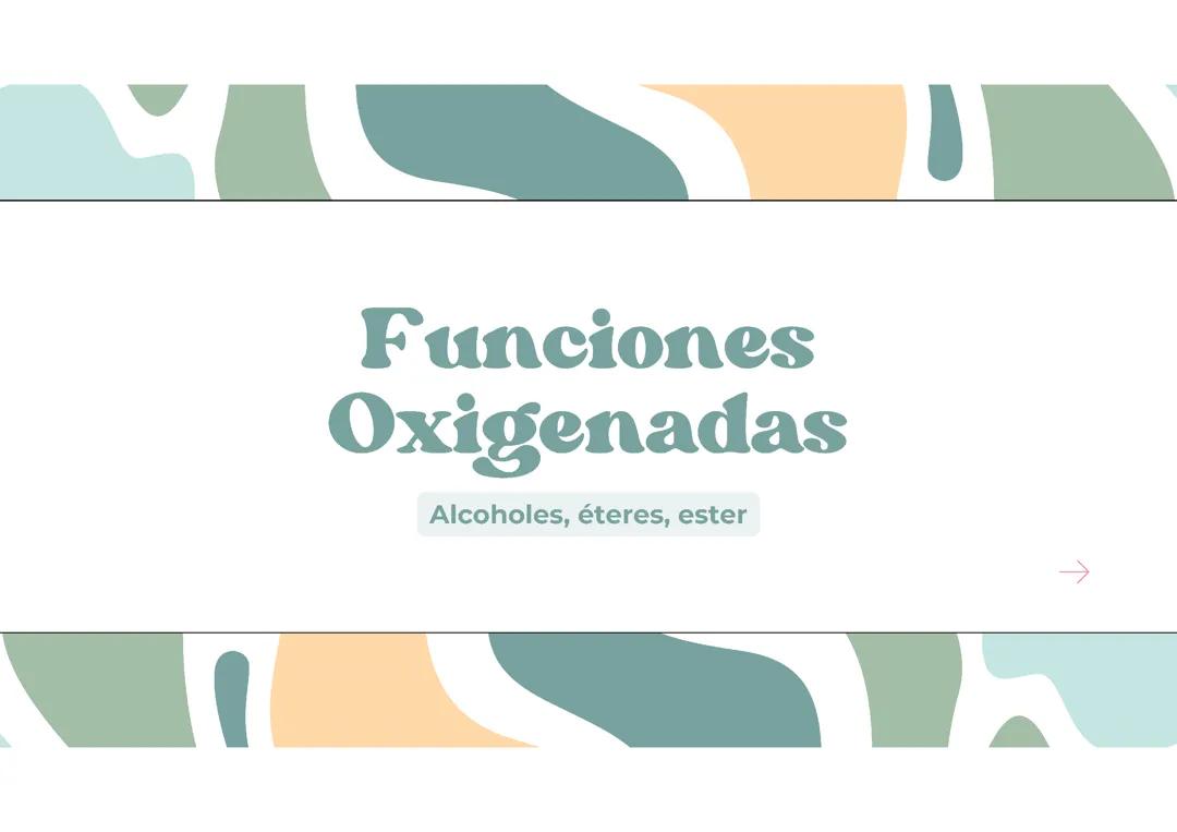 Funciones oxigenadas 