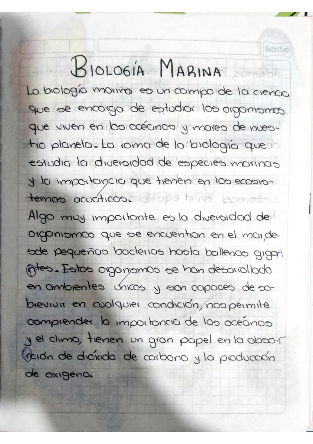 Biología marina 