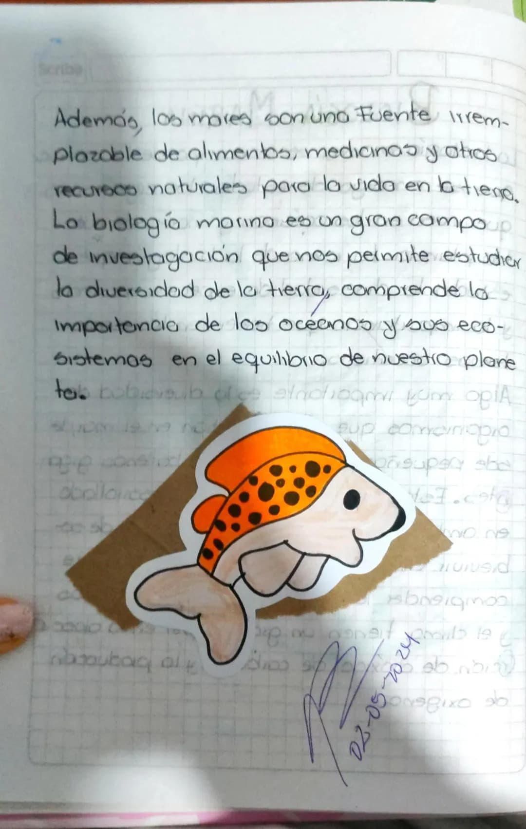 Scribe
BIOLOGIA MARINA combi
Lo biologio morina es un campo de la ciencia
que se encargo de estudiar los orgonismos.
que viven en los océano
