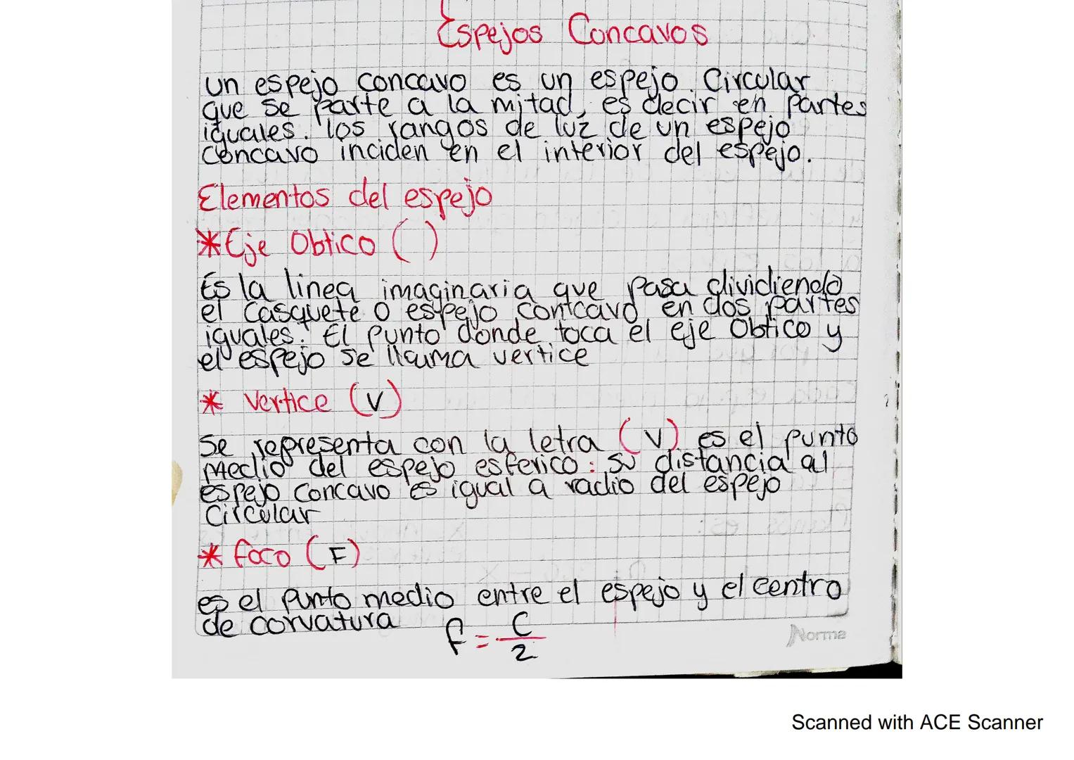 Espejos Concavos
un espejo concavo es un espejo Circular
que se parte a la mitad, es decir en partes
iguales. los rangos de luz de un espejo