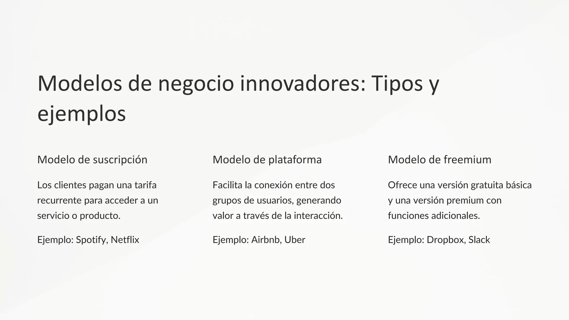 Emprendimiento e
Innovación
Tecnológica
La innovación tecnológica impulsa el desarrollo de nuevos modelos
de negocio y oportunidades de empr