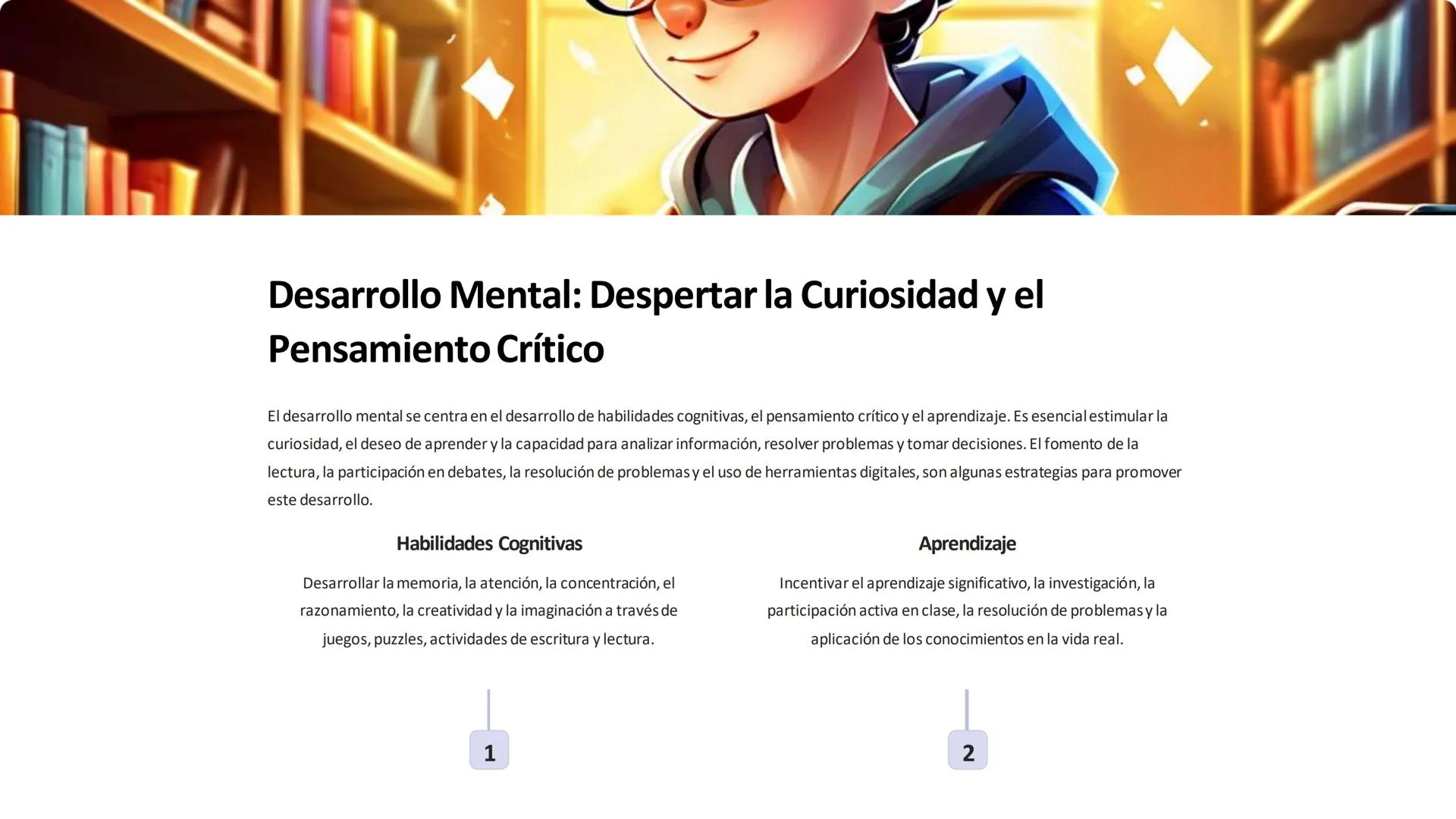 Desarrollo Integral de los
Estudiantes: Una Visión
Holística
La educación no se limita a la adquisición de conocimientos; se trata de un pro