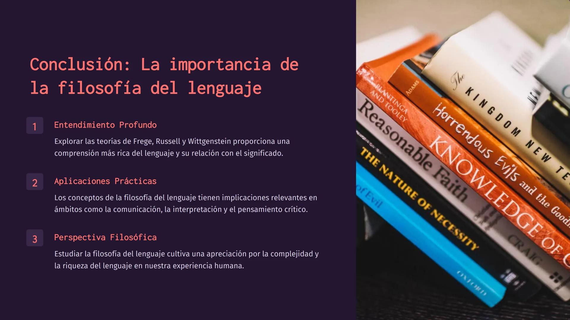 PHILOSOPHY
Filosofía del
lenguaje: Frege,
Russell y Wittgenstein
La filosofía del lenguaje es un campo fascinante que explora
cómo el lengua