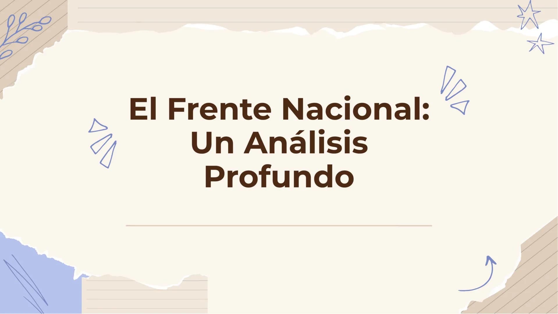 P20
пос
El Frente Nacional:
Un Análisis
Profundo Introducción
El Frente Nacional fue un periodo crucial en la historia de Colombia,
caracter
