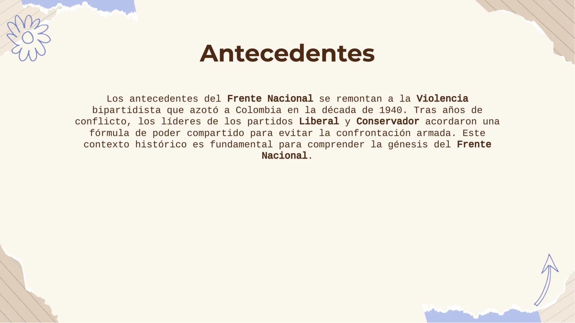 P20
пос
El Frente Nacional:
Un Análisis
Profundo Introducción
El Frente Nacional fue un periodo crucial en la historia de Colombia,
caracter