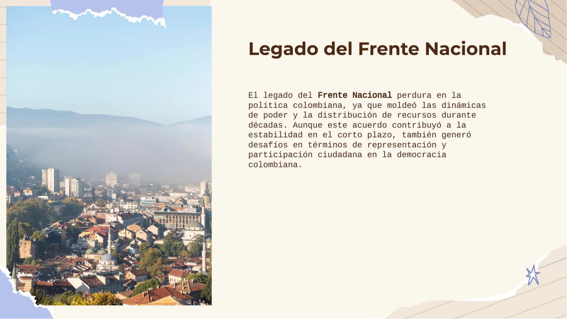 P20
пос
El Frente Nacional:
Un Análisis
Profundo Introducción
El Frente Nacional fue un periodo crucial en la historia de Colombia,
caracter