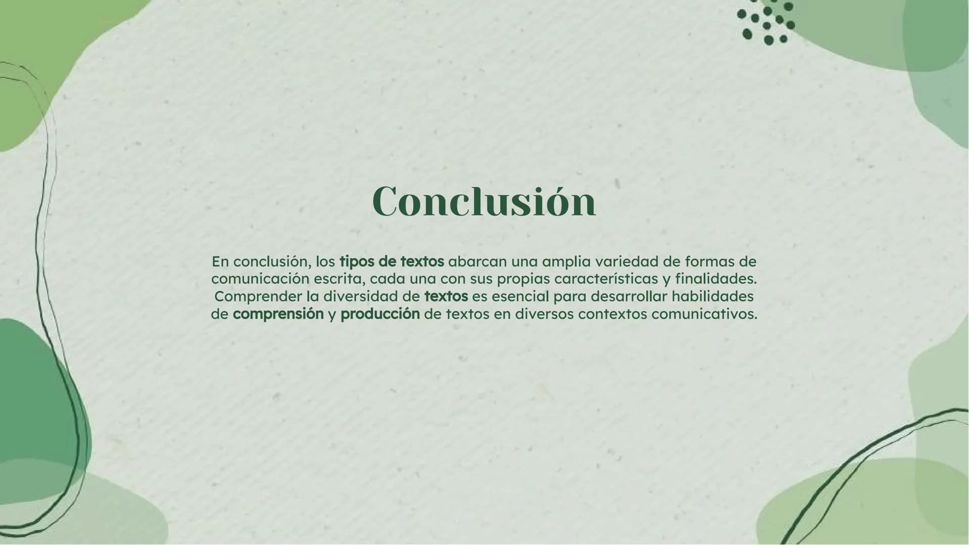 Tipos de Textos:
Explicación y Ejemplos Introducción
En esta presentación se abordarán los tipos de
textos y se presentarán ejemplos para su
