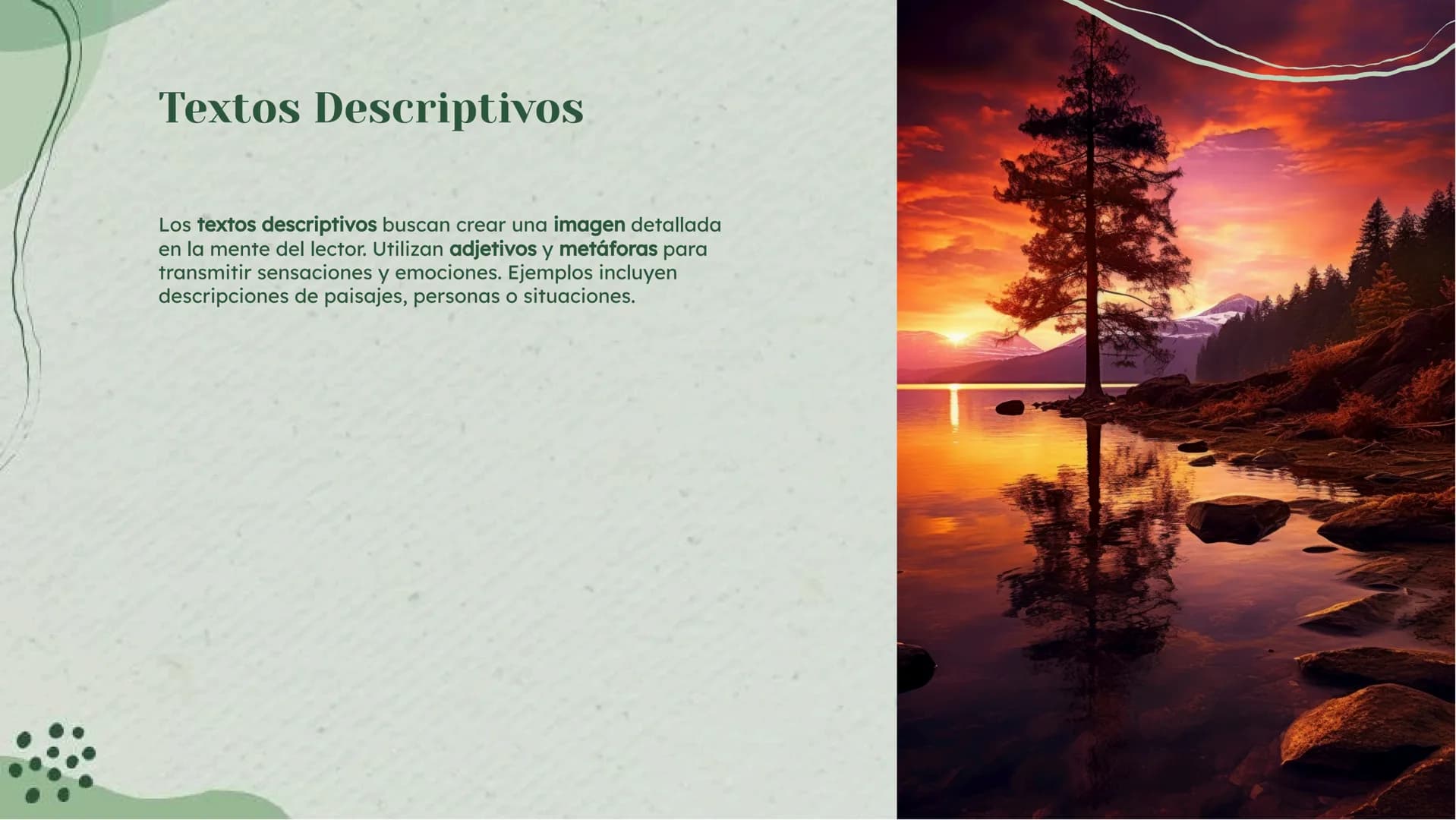 Tipos de Textos:
Explicación y Ejemplos Introducción
En esta presentación se abordarán los tipos de
textos y se presentarán ejemplos para su