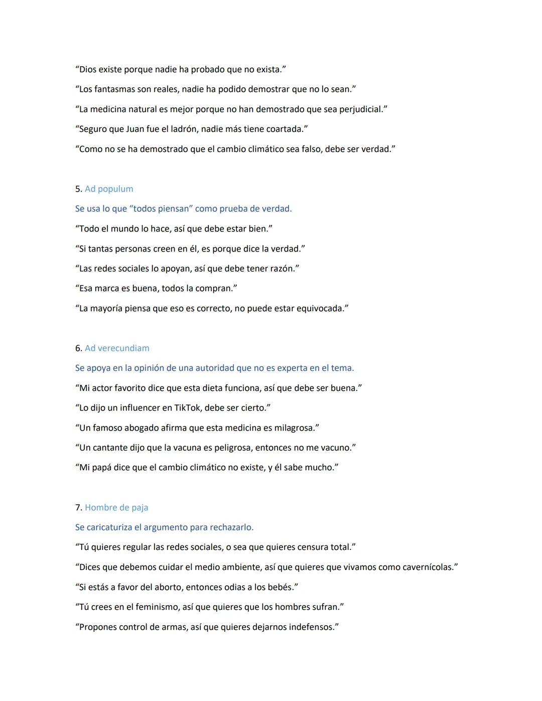 Falacias extralingüísticas
1. Ad baculum (apelación a la fuerza o amenaza)
Se acepta la conclusión bajo amenaza.
"Si no estás de acuerdo con